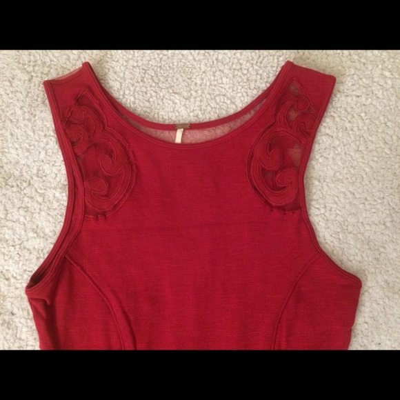 Stunning Free People Red Sexy Cutout dress - Picture 2 of 7